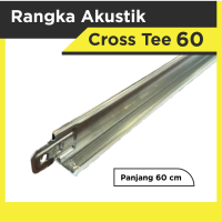 Rangka akustik / Cross Tee 60 cm / Intergrid / Gypsum / Gyptile / Rangka Plafon Akustik / Panel Akus