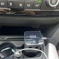 PM2.5 Real-time Digital Display Reactive Oxygen Ultraviolet Ray Ionic Car Air Purifier
