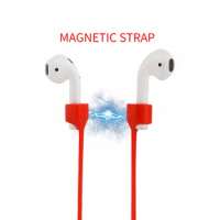 Anti-lost Neck Silicone Cord for apple AirPods Strap Magnetic Wireless earphone holder air pods pro magnet Earpods 3 hook Sport