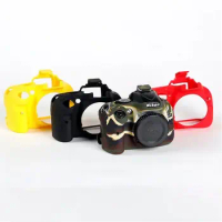Soft Silicone Armor Camera Body Case for Nikon D5100 D5200 D3300 D3400 D7100 D7200 D5500 D5600 D600 D610 D750 D850 Rubber Cover