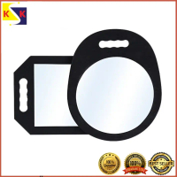 Fast-Acting Large Shockproof Black Sponge Round/Rectangle Barber Salon Rear View Mirror /Attention t