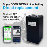 Super SOCO TC TS Lithium Battery 21700 18650 Rechargeable Batterries Large Capacity Fast Charging