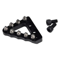 Motorcycle Rear Brake Pedal Plate Tip for Beta 125 200 250 300 350 390 400 450 RR RS RRS 2T 4T(Black)
