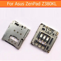Genuine Sim Card Socket for Asus ZenPad Z380KL 8.0" Sim Card Slot Tray For Asus Z380 SIM Holder Sim Reader connector replacement
