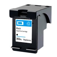 Printer Cartridge HD Interchangeable Compatible 302XL for HP DeskJet 1111 1112 2130 2132 2620 3632 4510,Black
