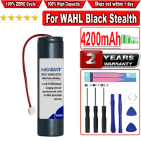 HSABAT 4200mAh Battery for WAHL Black Stealth, Chrome,Cordless Magic Clip,Senior Cordless,Sterling 4,Super Taper Cordless