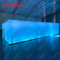 2023 new Large event inflatable tent wedding tent with led igloo tent