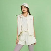 【NEW BALANCE】NB 菱格紋背心外套_WV43202LIN_女性_杏色(美版 版型偏大)