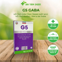 Viên Uống Hỗ Trợ Giảm Tình Trạng Mất Ngủ, Ngủ Không Sâu Giấc, Khó Đi Vào Giấc Ngủ G5 GABA HEALTH & A