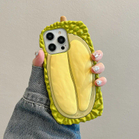 Sarung Durian, Reka Bentuk Keseronokan 3D Musim Panas, Sesuai untuk iPhone 15, Model iPhone 14 Pro d