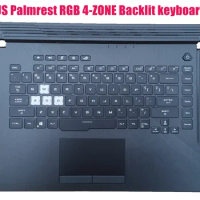 US Palmrest RGB 4-ZONE Backlit keyboard for Asus GL531G GL531GU GL531GT GL531GV GL531GW GL531GD