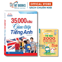 Sách - Combo 35000 Câu Giao Tiếp Tiếng Anh(Bìa Mềm) + TAKE NOTE ! Tự Học 2000 Từ Vựng Tiếng Anh - MT