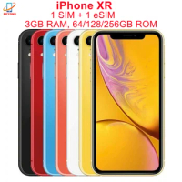 Genuine Apple iPhone XR 6.1" RAM 3GB ROM 64GB/128GB/256GB A12 Bionic Hexa Core IOS Fingerprint NFC Original 4G LTE