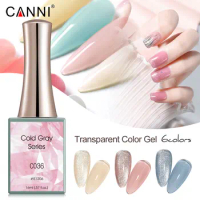 CANNI 16ml JELLY Pink Nail Gel Polish Color Clear Sparkle Diamond Cat Eye Gel Polish Venalisa Nude Semi Permanent Gel Varnish