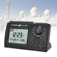 Automatic Digital Clock Islamic Azan Muslim Prayer Alarm Clock for Desktop Table Clock Home Decoraions