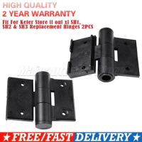 Fit For Keter Store it out xl SH1, SH2 &amp; SH3 SH1 674644 / SH2 674645 / SH3 674646 Replacement Hinges 2PCS