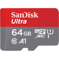 【SanDisk 晟碟】Ultra microSDXC UHS-I A1 64GB 記憶卡