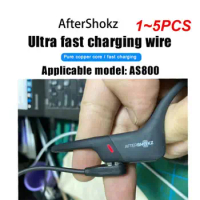 1~5PCS for AfterShokz AS800 Charging Cable bluetooth-compatible Headphone Charging Wire USB Charging Power Adapter