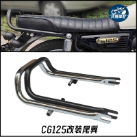 【野狼改裝】CG125 機車改裝 野狼後扶手 尾翼 狼後尾架