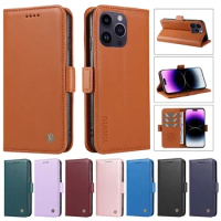 Magnetic Flip Stand Phone Case For VIVO Y17S Y27 Y78 Plus 5G V29 Lite V27 Pro 5G Business Leather Wallet Cover Card Bags 2024