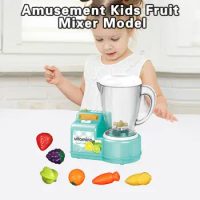 1 Set Dollhouse Juice Blender Smooth Edge Play House Toy Electric Toddler Educational Juice Blender Toy Children Gift