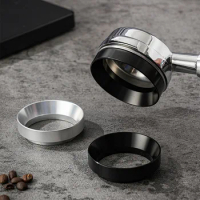 Upgraded 6 Magnet Coffee Powder Receiving Ring Quantitative Ring Anti-flying Powder Aluminum Alloy Grinder Coffee Accessories