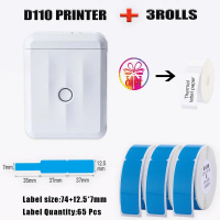 กระดาษฉลากสายเคเบิล, Niimbot, D110, เครื่องพิมพ์ความร้อน, กันน้ำและป้องกันน้ำมัน, การระบุ DIY, การเช