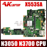 Placa Mãe X553S Mainboard For ASUS X553SA P553SA D553SA A553SA F553SA Laptop Motherboard With CPU N3050 N3700 DDR3L