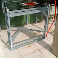 OVEN LAPIS LEGIT STENLISH TEBAL UK 90x90x50 fre palet kayu