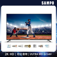 【SAMPO 聲寶】24型HD液晶顯示器+視訊盒 含基本安裝+舊機回收[箱損福利品]
