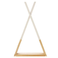 Wooden Triangular Storage Book Shelf Nordic Style For Kids Baby Home Room Book Store Decorations Shelf Wall Hanging Diy Decorati