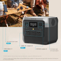 Solar power station ecoflow river 2 pro 768wh 800W Portable Power Station quick charge LiFePO4 battery CN Socket