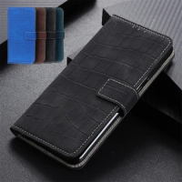 Crocodile For SAMSUNG Galaxy M33 5G Case Matte Leather Magnet Book Skin Funda Cover On Galaxy M53 Case Mobile Phone Shell