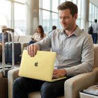 Sarung Laptop untuk macbook neo Sarung keras untuk macbook neo 2026 kulit A3404 sarung macbook Funda