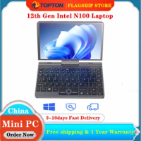P8 12th Gen Intel N100 Mini Handheld Laptop 8 Inch Touch IPS Screen 12G DDR5 Windows11 Gaming Notebook Tablet 2 in 1 WiFi6 BT5.2