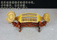 黃銅實心銅算盤純銅仿古招財如意算盤銅擺件風水算盤創意禮品裝飾