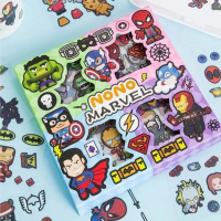 100 Lembar Stiker Mini Motif Kartun Korea Lucu Anti Air Dekorasi Handbook Scrapbook DIY/ Sticker KUR