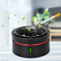 Smart Ashtray Air Purifier Multifunctional Removal Second-hand Smoke Household And Commercial Desktop Negative Ion Purifier