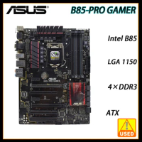 ASUS B85-Pro GAMER Intel B85 Motherboard LGA 1150 for 4th Gen Core i7 4770 4790 i5 4590 4690 i3 4170 CPU Used Mainboard DDR3 ATX