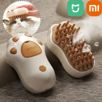 Xiaomi MIJIA 3 in 1 Pet Brush Dog Electric Steamer Brush Cat Steam Brush Pet Remove Tangles Loose Hair For Massage Steamy Cat