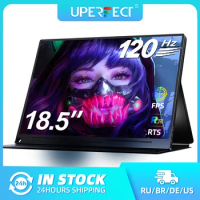 UPERFECT 18.5" 120Hz Portable Monitor 1080P Full HD Gaming Display Flicker-Free with FPS/RTS USB 3.1 HDMI For Laptop Mac PS5