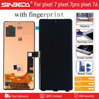 AMOLED LCD For Google Pixel 7 Pixel7 LCD Display Screen Touch No Frame with FIngerprint Panel Digitizer Assembly