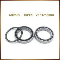 Free Shipping 6805rs bearing steel ball bearing 6805n rs 25*37*6mm bicycle hubs 6805N-2RS 6805n 2rs mr25376 2rs