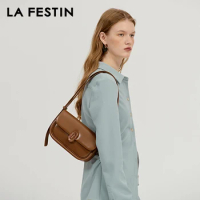 LA FESTIN 2023 New Fashion Designer y2k Shoulder Crossbody French Underarm Bag Luxury Brands Method Stick Bag Popular Silver