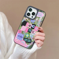 Kpop iPhone 11 12 13 14 15 Pro Max Mirror Surface MagSafe Case Cover Shell