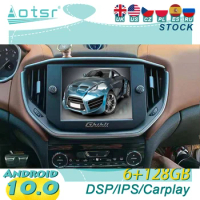 Android 10 For Maserati Ghibli Car GPS Navigation Stereo Player Streaming Media Multimedia Player He