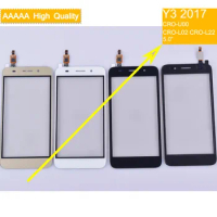 10Pcs/Lot For Huawei Y3 2017 CRO-U00 CRO-L02 Touch Screen Touch Panel Sensor Digitizer Front Glass Outer Lens Y5 Lite Touch