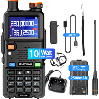 BAOFENG Radio 5RM 10W Ham Radio Long Range Handheld (Upgrade of UV-5R) BFUV-5RH Two Way Radio NOAA W