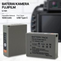 MALAKU MALL YUBOLI Baterai Kamera Fujifilm Replacement Battery USB Type C 1000mAh - NP-W126/NP-W126S