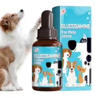Dog Joint Supplement 50ml Liquid Glucosamine Pet Care Drops Non-Irritating Dog Body Care Products Hip &amp; Joint Glucosamine Drops